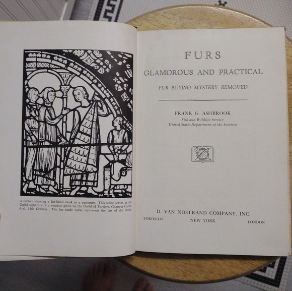 RARE VINTAGE BOOK | FURS Glamorous and Practical by Frank G. Ashbrook 1954 - Picture 16 of 17